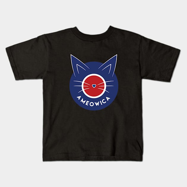 AMEOWICA CAT T-Shirt Kids T-Shirt by attire zone